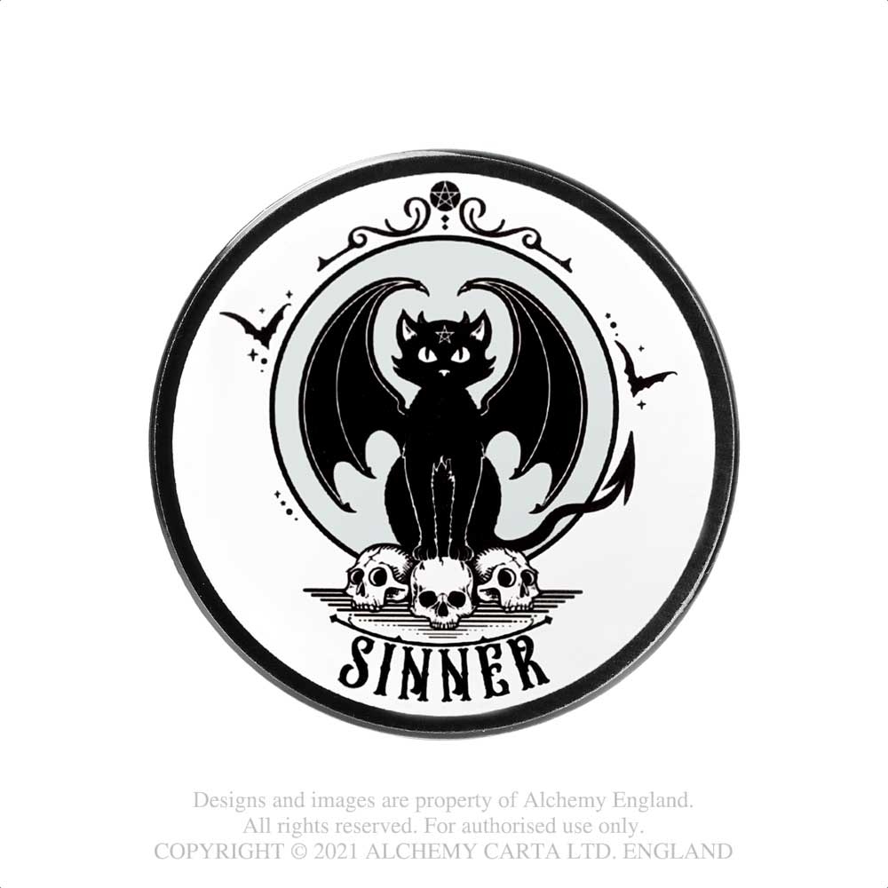 Alchemy - Sinner Coaster - White/Black